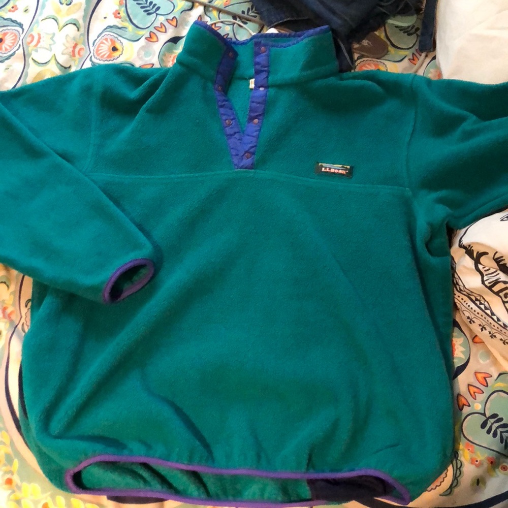 LL Bean snap pull over